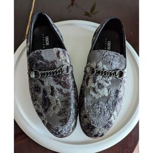 ASOS Design men's grey and black loafers  Sz 6